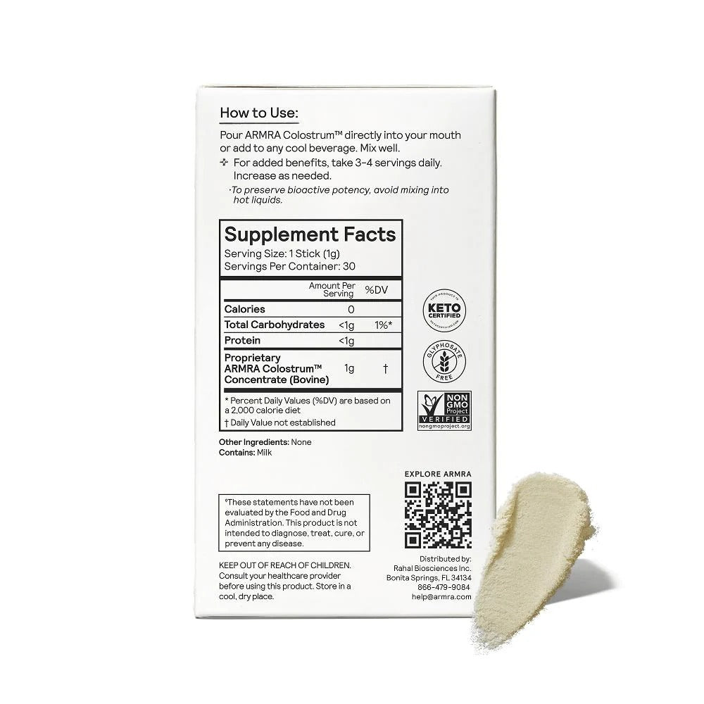 ARMRA Unflavored Travel Sticks